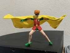 custom mcfarlane carrie kelly robin wired cape 1:12 Silver Age Gold NOT FIGURE picture