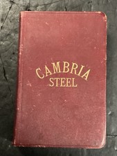 1909 Cambria Steel Illustrated Handbook - Johnstown, Pennsylvania picture
