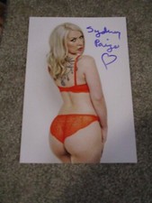 Porn Star SYDNEY PAIGE Signed 4x6 Photo AUTOGRAPH 1 picture