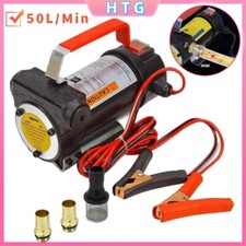 New 50L/Min Electric Fuel Pump 12V Diesel Transfer Pump Kerosene Oil Extractor picture
