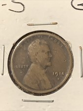 1914 S Lincoln Cent Penny - BETTER DATE picture