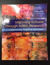 Improving Schools Through Action - Paperback, by Hendricks Cher - Very Good picture