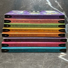 Vintage 1963 The Bible Story Library Illustrated 8 Volume Set Turner Hodges picture