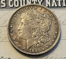 1885 o Morgan Silver Dollar picture