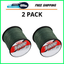 Berkley Big Game Braid Fishing Line 65lb 330yd Lo Vis Green, 2 Pack picture