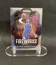2023-24 Panini Prizm Draft Picks - Fireworks Victor Wembanyama #1 (RC) picture