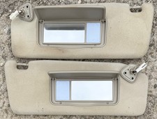 1999-2003 OEM Lexus RX300 Beige Driver & Passenger RH LH Side Lighted Sun Visors picture