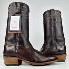 LUCCHESE “DEVIN” CHOCOLATE 2012 COWBOY BOOTS🇺🇸 | GY1533 | MEN 8D | NEVER WORN✨ picture