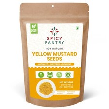 Yellow Mustard Seeds Whole - 100% Pure Natural Indian Spice - 2 LBS picture
