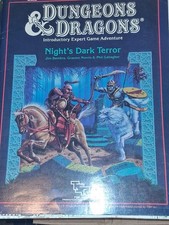 D&D B10 Night's Dark Terror Module 1986 TSR 9149 COMPLETE UNPUNCHED COUNTERS picture