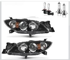 Vizotae Headlights W/Bulbs for 2004-2009 Mazda 3 Sedan picture