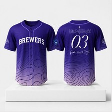 Milwaukee Brewers KPop Demon Hunters Baseball Jersey 2026 Giveaway Kid and Adult picture