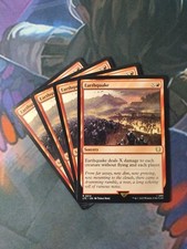 Earthquake x 4 | 7% Off 2+ | UB: Lord of the Rings | NM | MTG picture