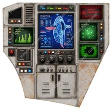 Custom Interior Panel for Vtg 1981 Kenner Star Wars ESB Boba Fett's Slave I picture