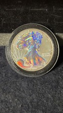 2000 American Liberty Hologram Silver Eagle Dollar 1 oz .999 Fine Coin. UNC picture