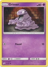 Grimer - 62/181 - Common (Lp) Team Up - Psychic Pokémon picture