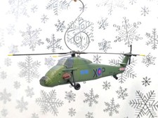 Westland Wessex HU.5 Helicopter Custom Christmas Ornament RAF Royal Air Navy 847 picture
