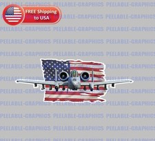 A-10 Thunderbolt II Decal Sticker Warthog Hog CAS USAF A10 D picture