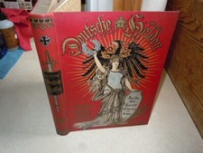 Vintage Antique German HC Book.  German Heroes  Berlin Leipzig March, 1871 picture