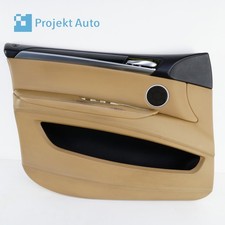 09-13 OEM BMW Front Left Door Panel Bamboo Beige Merino Leather X5M X5 7243431 picture