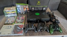 Microsoft Original Xbox Console Bundle w/ Controllers, Games, Cables and Case picture