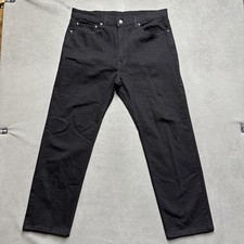 Vintage Levis 505 Jeans Mens 38x30 Regular Fit Straight Leg Denim Dark Wash EUC picture