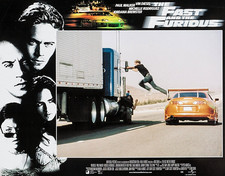 2001 The Fast And The Furious Movie Poster Paul Walker Vin Diesel Toretto 🚓🍿 picture