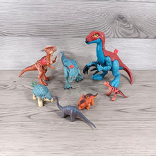 Vintage Plastic Dinosaurs Jurassic World Schleich Others Lot of 7 picture