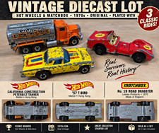 Vintage Hot Wheels Matchbox Lot 3 Lesney Road Dragster 57 T-Bird Hong Kong picture