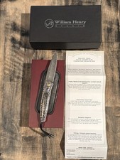 William Henry Knife-Collector B30 Ontario w/ Silver~Gold~Carbon #05/50 VHTF picture