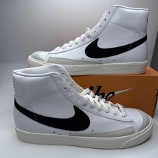 Nike Blazer Mid 77 Vintage White Black Men’s Size 11.5 New  Nike BQ6806-100 picture