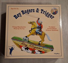 Schylling Roy Rogers & Trigger Wind-Up Tin Toy Reproduction Collector Series picture