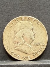 1949 S Franklin Half Dollar/Circulated/Ungraded (3) picture