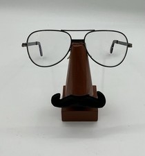 Vintage Titmus Z87 Aviator Safety Eyeglasses Frames Gunmetal 58-16-140 picture