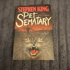 Stephen King PET SEMATARY 1983 Doubleday Hardcover Book Club Edition BCE Horror picture
