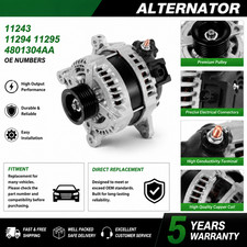 Alternator For Dodge Grand Caravan Jeep Wrangler V6 3.3L 3.8L 2007-2010 11243 picture