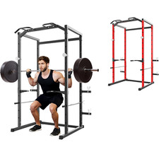 Squat Rack Power Cage 1100LB Capacity,Home Gym Rack with Pull-Up Bar&Safety Bars picture