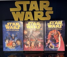 STAR WARS THRAWN TRILOGY Hardcover Book Set • 3 HB Books • 1st Edition • 1991 picture