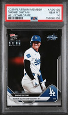 Graded 2025 Platinum Member Shohei Ohtani #ASGSO ASG Baseball Card PSA 10 picture
