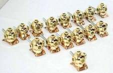 Diver Helmet Dresser Drawer Knobs Diving Mask Brass/Copper Gold Metal SET OF 32 picture