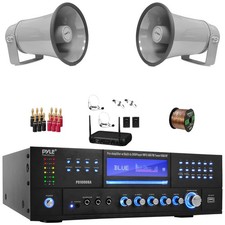 Pyle PD1000BA Bluetooth MP3 Receiver, 2x 8.1