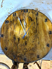 One of a kind Handmade Spalted Maple Wall Clock picture