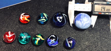 🔥HTF Vintage Christensen Agate Company Rare Exotic Swirl Marble .88