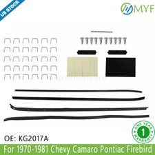 Window Sweeps Felts Weatherstrip Kit For 1970-1981 Chevy Camaro Pontiac Firebird picture