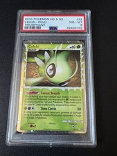 2010 Pokemon HGSS Triumphant Celebi Prime 92/102 PSA 8 LOW POP picture