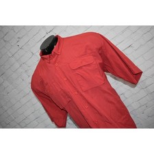 Orvis Country Fishing Shirt Mens Size XL Hiking Camping Nylon Performance Red picture