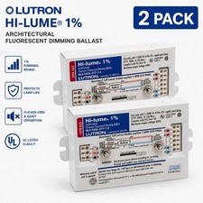 Lutron HL3-T426-277-1-S Hi-Lume FLUORESCENT DIMMING BALLAST 277V 1-Lamp 26W 2pk picture