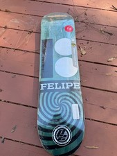 NEW OLD STOCK Vintage PlanB  Felipe Gustavo Skateboard Geometric Psychedelic 7.6 picture