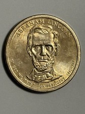 $1 ABRAHAM LINCOLN 16TH President (1861-1865) 2010 (D) US One Dollar Coin picture