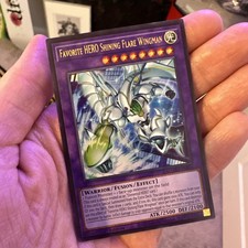 Favorite HERO Shining Flare Wingman - MAMO-EN004 - Ultra Rare YuGiOh picture